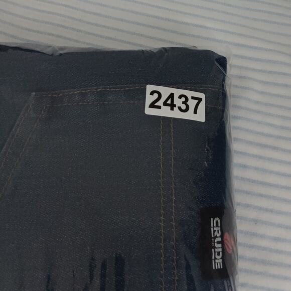 Crude FR Carpenter Jeans Mens 37X38 Blue Flame Resistant Welding Workwear - Picture 15 of 15